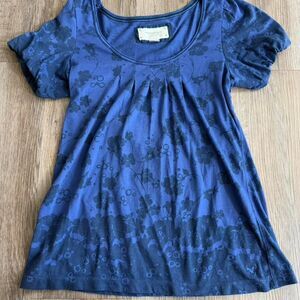 American-eagle-outfitters y2k Women's Blue and Navy Blouse